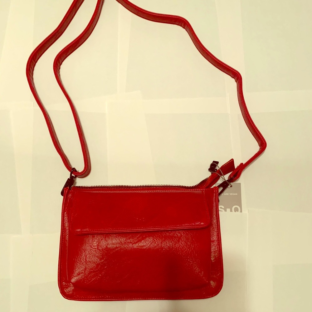 S-Q Crossover Handbag Purse | Vegan Leather